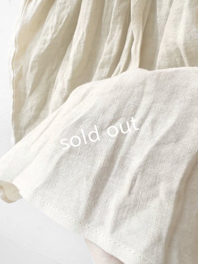 画像8: MARCHE' DE SOEUR／大きなラッフル襟のチュニック・ミルクに木の実ししゅう襟