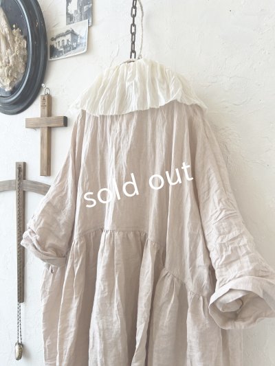 画像7: MARCHE' DE SOEUR／大きなラッフル襟のチュニック・シェルピンクにミルク襟