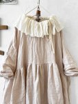 画像2: MARCHE' DE SOEUR／大きなラッフル襟のチュニック・シェルピンクにミルク襟 (2)
