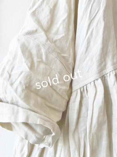 画像7: MARCHE' DE SOEUR／大きなラッフル襟のチュニック・ミルクに木の実ししゅう襟