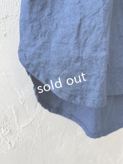 画像4: Libera&Capricciosa／フードリネンタンクトップ・インクブルー