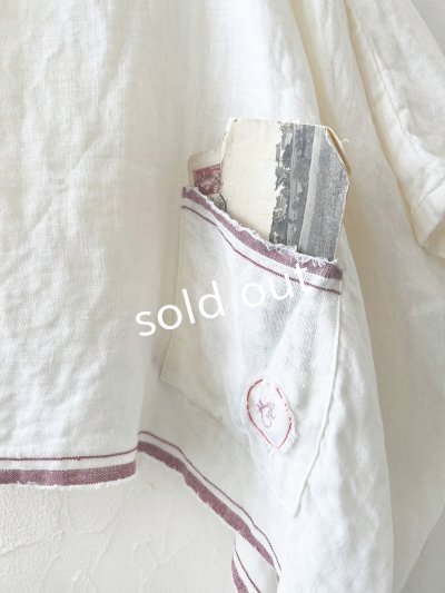 画像3: Libera&Capricciosa／赤耳リネンブラウス・オフ