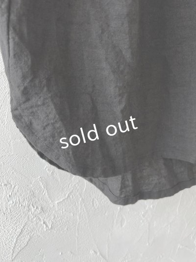 画像3: Libera&Capricciosa／フードリネンタンクトップ・黒