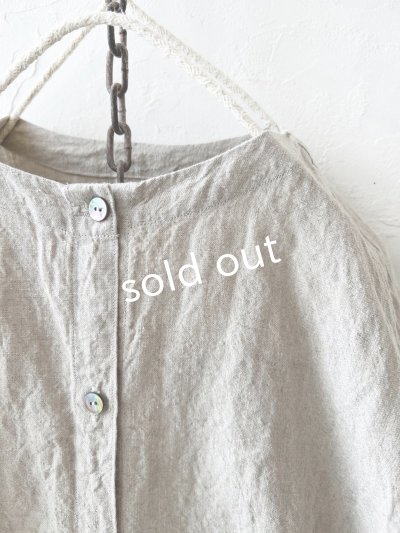 画像9: Libera&Capricciosa／２wayリネンブラウス・フラックス