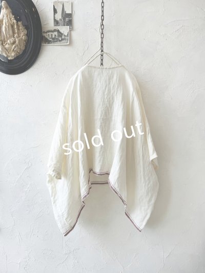 画像6: Libera&Capricciosa／赤耳リネンブラウス・オフ