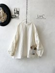 画像1: Libera&Capricciosa／２wayリネンブラウス・オフ (1)