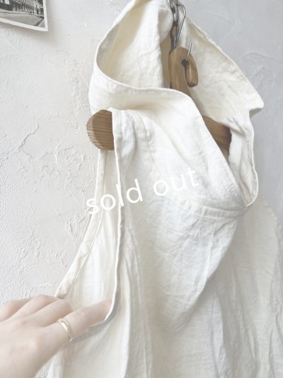 画像4: Libera&Capricciosa／フードリネンタンクトップ・オフ