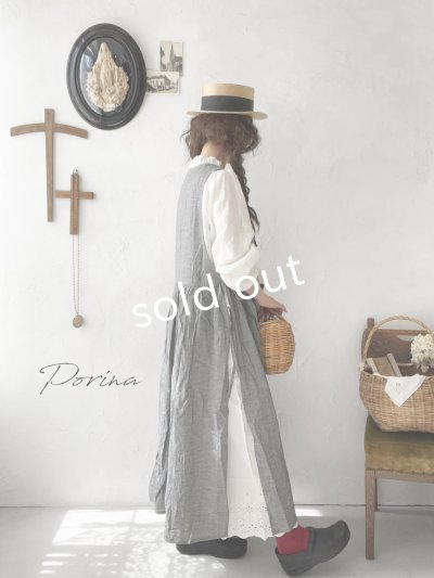 画像10: nous rendent heureux/サイドリボンタブリエドレス・黒