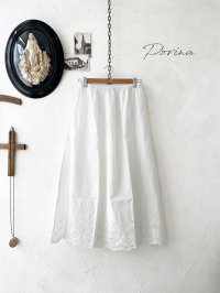 Porina/コットンレースペチスカート・オフ