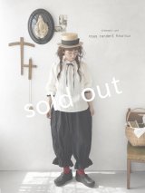 nous rendent heureux/襟ぐり配色リボンブラウス・オフ