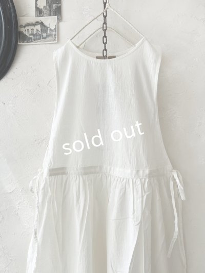 画像3: nous rendent heureux/サイドリボンタブリエドレス・オフ