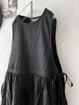画像5: nous rendent heureux/サイドリボンタブリエドレス・黒