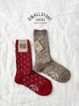 画像1: SMALL STONE／フラワードットソックス (1)