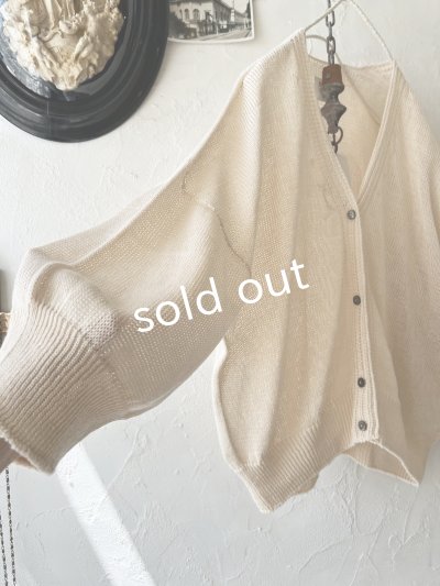 画像5: SO／サマーニットカーディガン・ブラック