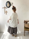 画像12: SO／切り替えコクーンチュニック・ミルクホワイト