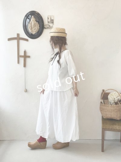 画像8: SO／二枚仕立てのバルーンパンツ・オフ