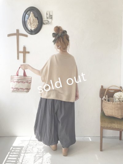 画像9: SO／サマーニットドロップベスト・ブラック