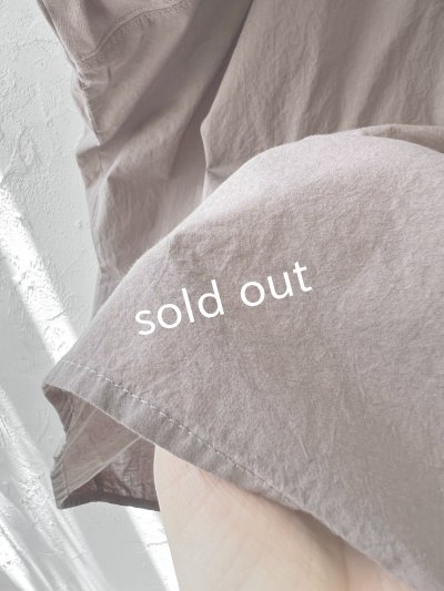 画像5: SO／切り替えコクーンチュニック・グレージュ