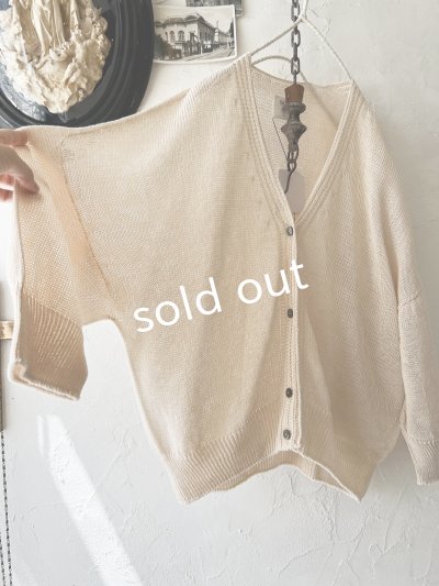 画像7: SO／サマーニットカーディガン・ブラック