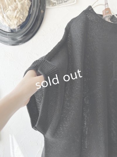 画像3: SO／サマーニットドロップベスト・ブラック