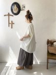 画像11: SO／切り替えコクーンチュニック・ミルクホワイト