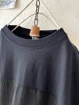 画像2: SO／切り替えコクーンチュニック・ネイビーブラック (2)