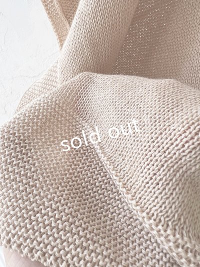 画像8: SO／サマーニットドロップベスト・ベージュ