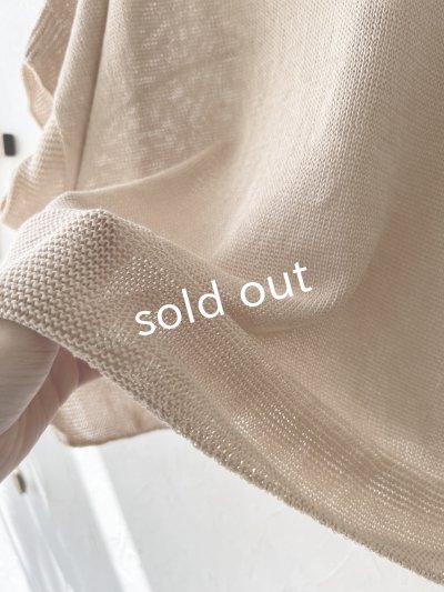 画像5: SO／サマーニットドロップベスト・ベージュ