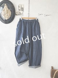 seasew.／506 ライトデニムコクーンパンツ・インディゴ