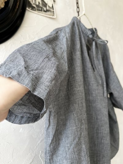 画像2: seasew.／306 スキッパーギャザーブラウス・チドリ