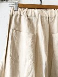 画像8: seasew.／518 リネンキャンバスワイドパンツ・ベージュ