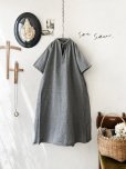 画像1: seasew.／307 スキッパーギャザーワンピース・チドリ (1)