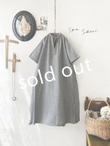 seasew.／307 スキッパーギャザーワンピース・チドリ