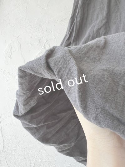 画像3: SO／二枚仕立てのバルーンパンツ・スミ