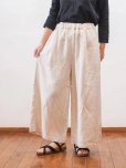 画像9: seasew.／518 リネンキャンバスワイドパンツ・ベージュ