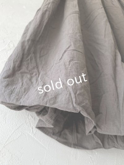 画像3: SO／二枚仕立てのバルーンパンツ・グレージュ