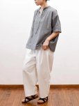 画像8: seasew.／306 スキッパーギャザーブラウス・チドリ