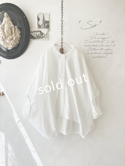 画像2: 【30%OFF SALE】SO／バルーンドルマンブラウス・オフ