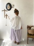 画像10: SO／二枚仕立てのバルーンパンツ・ペールピンク