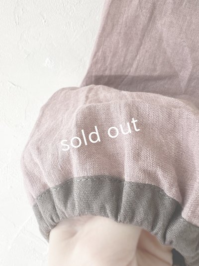 画像5: nous rendent heureux/襟ぐり配色リボンブラウス・モーヴピンク