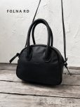 画像1: FOLNARD/ソフトレザー 2wayアールボストン&ショルダー (1)
