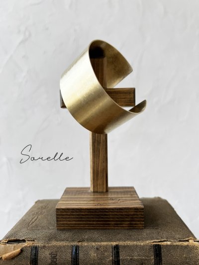 画像1: sorelle／真鍮のバングル・4cm