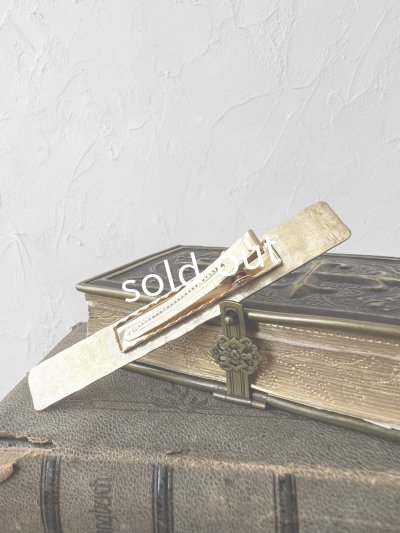 画像5: sorelle/真鍮のヘアクリップ【槌目】