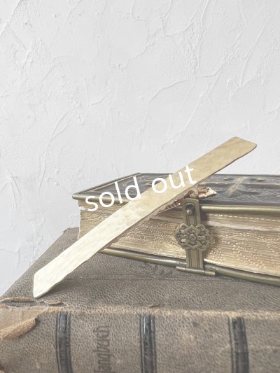 画像6: sorelle/真鍮のヘアクリップ【槌目】