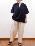 画像7: seasew.／306 スキッパーギャザーブラウス・ネイビー