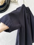 画像4: seasew.／306 スキッパーギャザーブラウス・ネイビー