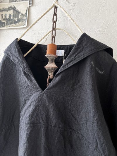画像2: seasew.／304 セーラーカラープルオーバー・ブラック