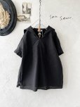 画像1: seasew.／304 セーラーカラープルオーバー・ブラック (1)
