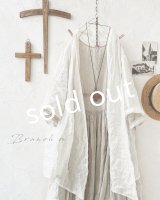 Branch m'/リネンのロングカーディガン・オフ