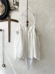 画像6: shizuka's【31】アンティークレースのキャミ・白マディラ